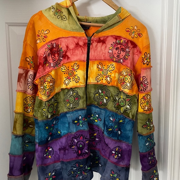 Multi coloured boho Jacket - Picture 1 of 2